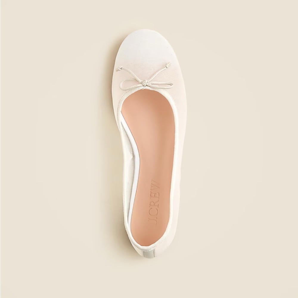 J. Crew Women's Ivory Ballet Flats NWT